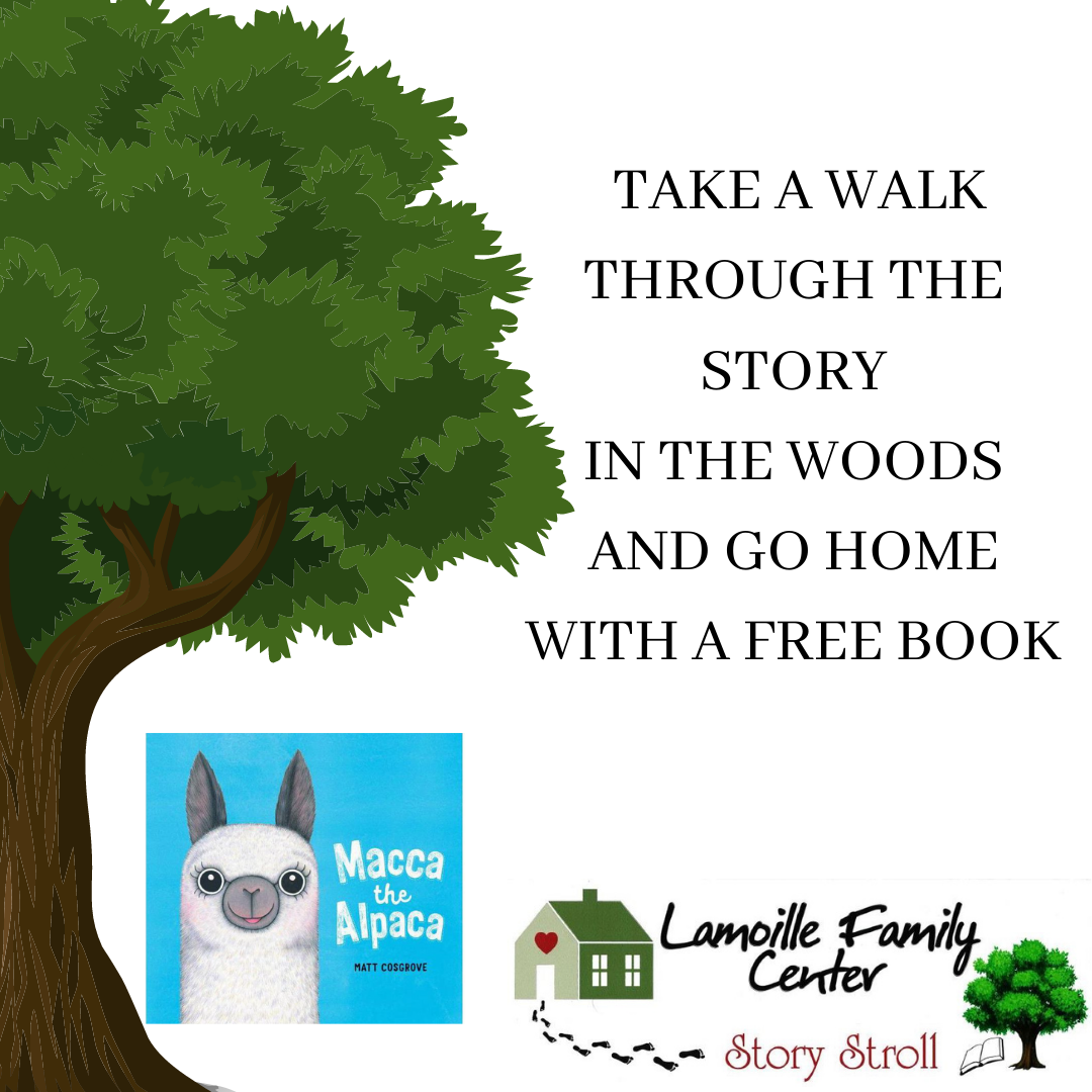 TAKE A WALK THROUGH THE STORY IN THE WOODS AND GO HOME WITH A FREE BOOK