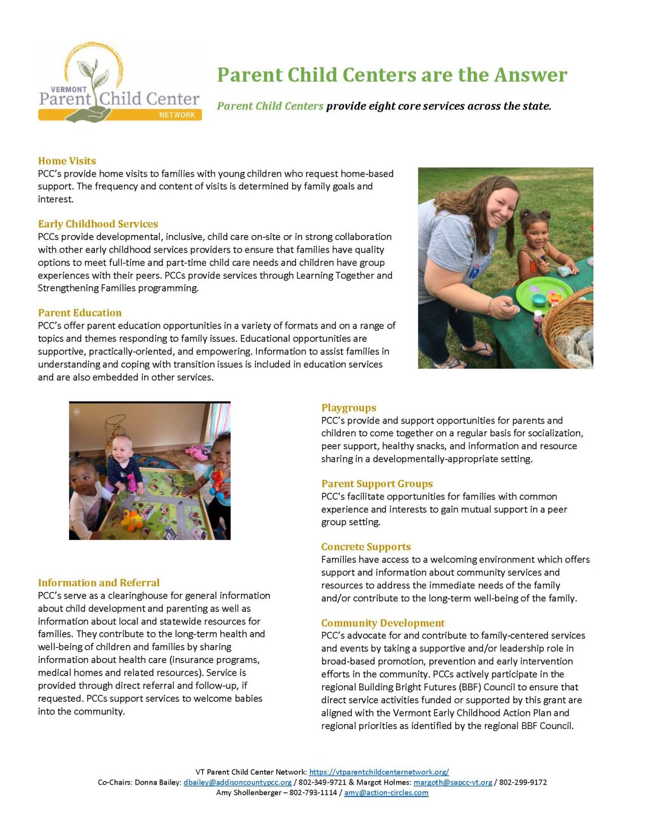 Parent Child Center Network Lamoille Family Center