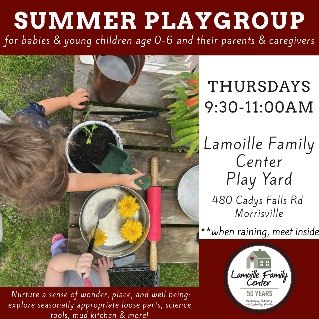 Summer Playgroups 2026